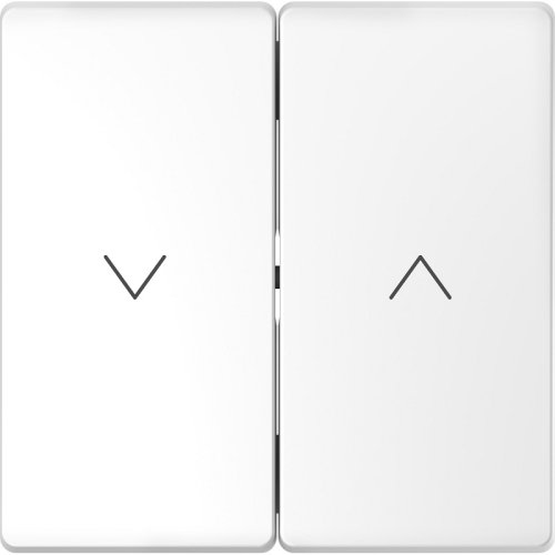 Лицевая панель Schneider Electric Merten D-Life для 2-кл. выключателя жалюзи белый лотос картинка